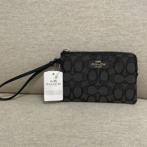 Mini Coach Wristlet